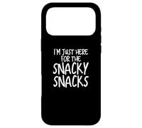 Custodia per iPhone 17 Pro Max Funny I'm Just Here for the Snacky Snacks Gear