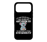 Custodia per iPhone 17 Pro Max Funny Kids Tall Glass of Get Over It Suck It Up Koala Lover