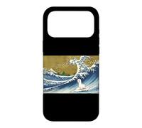 Custodia per iPhone 17 Pro Max Funny Kids Womens Retro Vintage Surfing a Wave Llama Lover