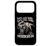 Custodia per iPhone 17 Pro Max Funny Let's Eat Kids Punteggiatura salva vite grammatica