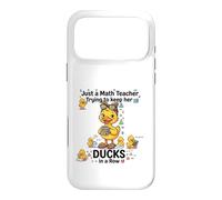 Custodia per iPhone 17 Pro Max Funny Math Teacher Teacher Appreciation Back to School