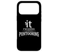 Custodia per iPhone 17 Pro Max Funny Mens Screw It I'm Going Pontooning Lake Lover
