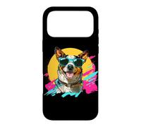 Custodia per iPhone 17 Pro Max Funny Mens Vintage Retro 80s 90s Australian Cattle Dog Lover