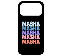 Custodia per iPhone 17 Pro Max Funny Modern Repeated Text Design Masha