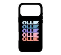 Custodia per iPhone 17 Pro Max Funny Modern Repeated Text Design Ollie