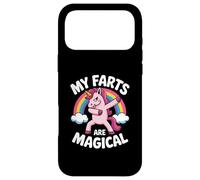 Custodia per iPhone 17 Pro Max Funny My Farts Are Magical con la scritta «Rainbow Unicorn» per donne e uomini