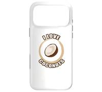 Custodia per iPhone 17 Pro Max Funny Nutrition Love Coconuts Nutritionist Vegan Paleo Humor