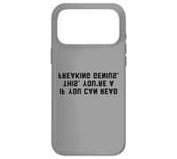 Custodia per iPhone 17 Pro Max Funny Optical Illusion Genius Design
