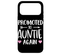 Custodia per iPhone 17 Pro Max Funny Promoted To Auntie Again Pregnancy Announcement Aunt