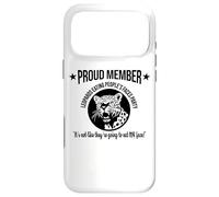 Custodia per iPhone 17 Pro Max Funny Proud Member Vote Leopards Eating People's Faces Party