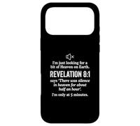 Custodia per iPhone 17 Pro Max Funny Revelation 8 1 Chiesa del silenzio in cielo