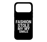 Custodia per iPhone 17 Pro Max Funny Saying Fashion ha rubato il mio sorriso sarcastico