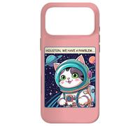 Custodia per iPhone 17 Pro Max Funny Space Cat Houston We Have a Pawblem Accessories