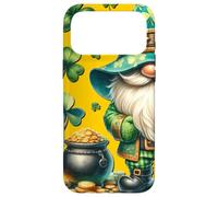 Custodia per iPhone 17 Pro Max Funny St Paddys Day Gnome With St Patricks Day Pot For Dad