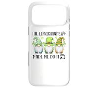 Custodia per iPhone 17 Pro Max Funny St Patricks Gnome Irish The Leprechauns Made Me Do It