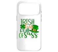 Custodia per iPhone 17 Pro Max Funny St Patricks Womens Sassy Lassy Irish Lass Full of Sass