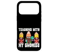 Custodia per iPhone 17 Pro Max Funny Teaching With My Gnomies 100 Days Of School Gnomes