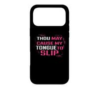Custodia per iPhone 17 Pro Max Funny Thou May Cause My Tongue To Slip Curse Words