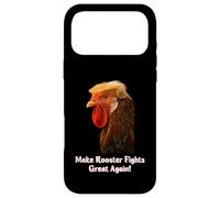 Custodia per iPhone 17 Pro Max Funny Trump Meme Rooster Roosters Fight Farm Farmer Joke