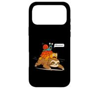 Custodia per iPhone 17 Pro Max Funny Turtle and Snail Riding Sloth Meme Piggyback Animals
