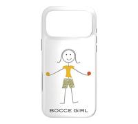Custodia per iPhone 17 Pro Max Funny Women Bocce Ball, Girl Bocci Gifts