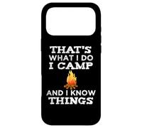 Custodia per iPhone 17 Pro Max Fuoco da campo all"aperto Questo è quello che faccio Campo e so le cose