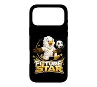 Custodia per iPhone 17 Pro Max Future Soccer Star Eagle Kicking Football Design