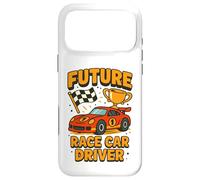 Custodia per iPhone 17 Pro Max Futuro Race Car Driver Bambini Auto Racing Carriera Sogno