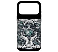 Custodia per iPhone 17 Pro Max Futuro sostenibile Terra & Albero Mani Eco Consapevolezza Vintage