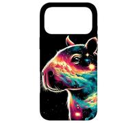 Custodia per iPhone 17 Pro Max Galactic Capybara Voyage Notte stellata Wildlife Odyssey