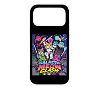 Custodia per iPhone 17 Pro Max Galactic Funny Clash Space Cats Illustration Graphic Cartoon