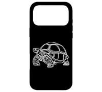 Custodia per iPhone 17 Pro Max Galápagos Tortoise Line Art Wildlife Nature Rettile