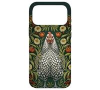 Custodia per iPhone 17 Pro Max Gallina elegante stile floreale William Morris