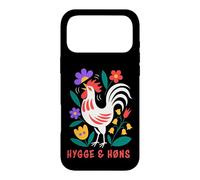 Custodia per iPhone 17 Pro Max Galline da cortile Hygge Folk Art Gallo