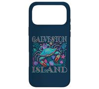 Custodia per iPhone 17 Pro Max GALVESTON ISLAND TX BLUE CRAB VACANZA SUMMER SPIAGGIA