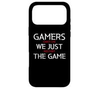 Custodia per iPhone 17 Pro Max Gamers Can't Die We Just Restart The Game Funny Gaming Meme