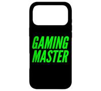 Custodia per iPhone 17 Pro Max Gaming Master Green Dank Meme Esports Cosplay Gamer