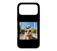 Custodia per iPhone 17 Pro Max Gatto divertente alla moschea di Santa Sofia