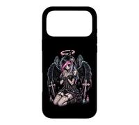 Custodia per iPhone 17 Pro Max Gatto gotico pastello gotico ragazza scheletro emo emo Y2K Style Angel Decay