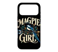 Custodia per iPhone 17 Pro Max Gazza Ragazza Corvid Bird Amante Birdwatching