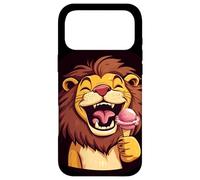 Custodia per iPhone 17 Pro Max Gelato e leoni ridenti, perfetto per una dolce giornata