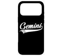 Custodia per iPhone 17 Pro Max Gemini Zodiac Sign - Horoscope - Throwback Design - Classic
