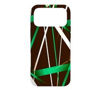 Custodia per iPhone 17 Pro Max Geometria Urbana Nero Bianco Verde