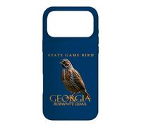 Custodia per iPhone 17 Pro Max Georgia Territory Game Bird The Bobwhite Quaglia