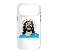 Custodia per iPhone 17 Pro Max Gesù Cristo che ride Gioia Sorriso Felice Positivo Regalo