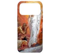 Custodia per iPhone 17 Pro Max Gesù Cristo predica agli spiriti nell'inferno della prigione