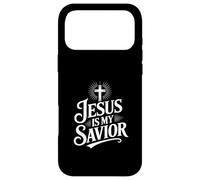 Custodia per iPhone 17 Pro Max Gesù è il mio salvatore cristiano