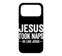 Custodia per iPhone 17 Pro Max Gesù ha preso dei sonnellini come umorismo cristiano divertente Cristo