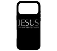 Custodia per iPhone 17 Pro Max Gesù Il nome sopra tutti i nomi