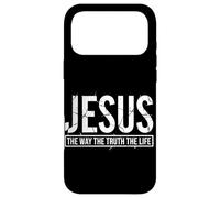 Custodia per iPhone 17 Pro Max Gesù La Via La Verità La Vita Religioso Adoratore Cristo